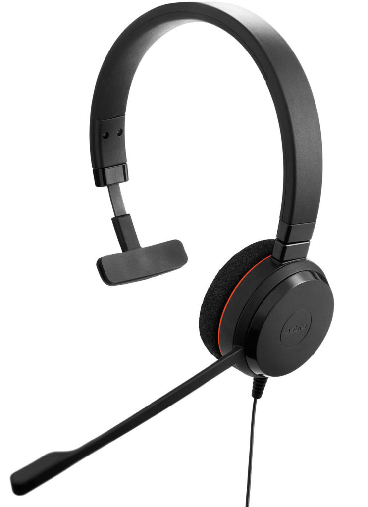 Headset Jabra Evolve A Duo Uc Negro Optima Ingenieria S A